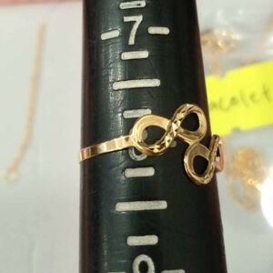 Pure Gold 💯 Double style Ring Size 8 Only Pawnable LW Only